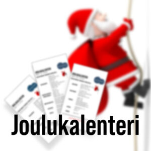 Joulukalenteri - viikko 1